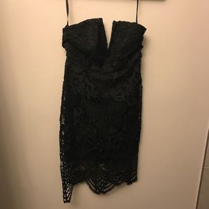 NWT • Black dress • sweetheart